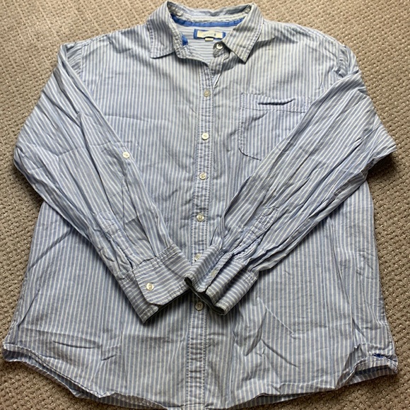 Aerie striped dress shirt button down - Picture 2 of 7